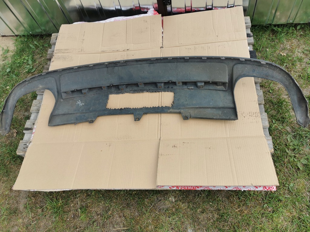 фото №6, Накладка спойлер диффузор audi s4 b8 задняя 8k0807521b