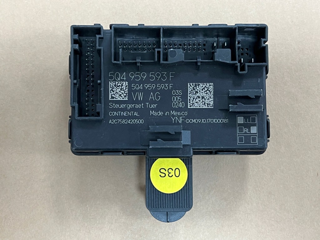 фото №1, Audi vw модуль блок керування двері перед 5q4959593f