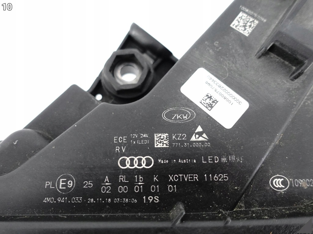 фото №11, Audi q7 sq7 4m0 15-19 лампа full led левая перед europa 4m0941033