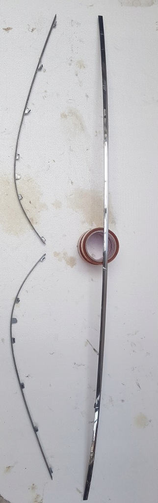 фото №1, Молдинг хром бампер задняя audi q7 4l