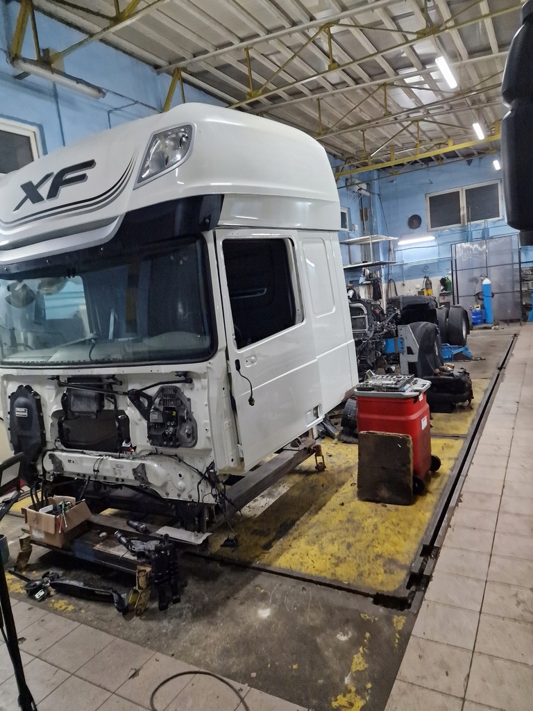 фото №7, Кабина stralis scania actros daf четверть ремонт powypadkowych выпрямление