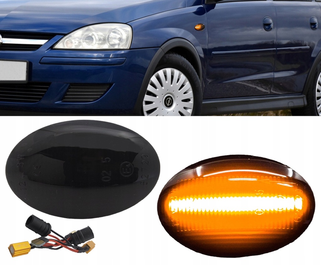 фото №11, Led поворотники opel meriva a 03-10 astra f cabrio 93-00 astra f 91-01