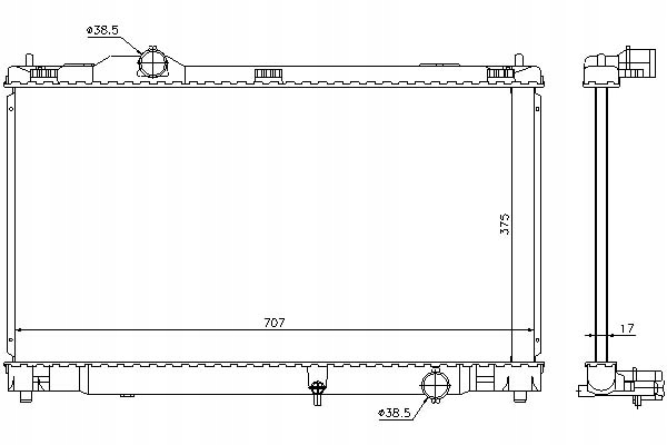 фото №1, Nissens радиатор wody lexus is ii 250 gse20 gs
