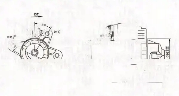 фото №1, Стартер 063720977010 magneti marelli