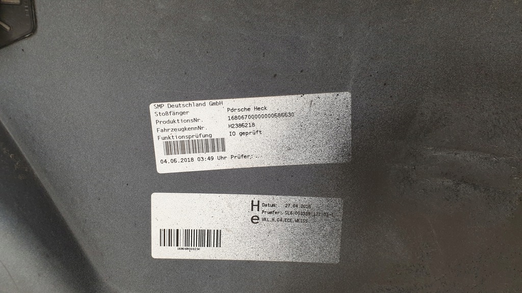 фото №7, Бампер задня porsche carrera 911 991