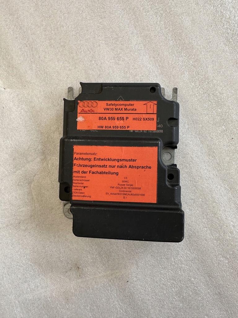 фото №1, Модуль блок управления подушка безопасности audi 80a959655p