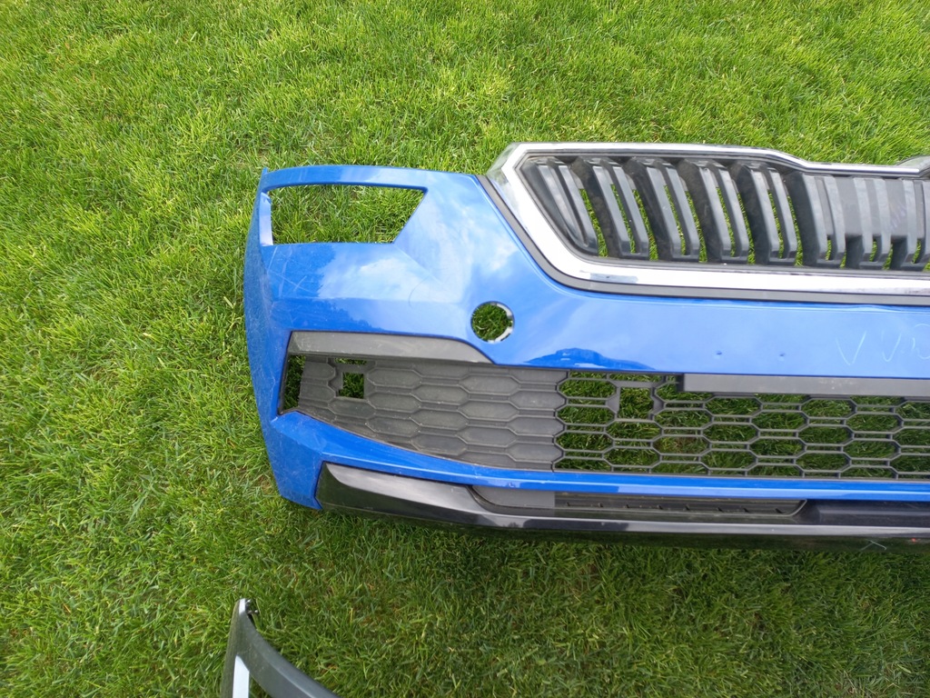 фото №5, Skoda kamiq оригинал бампер передний перед решётка радиатора