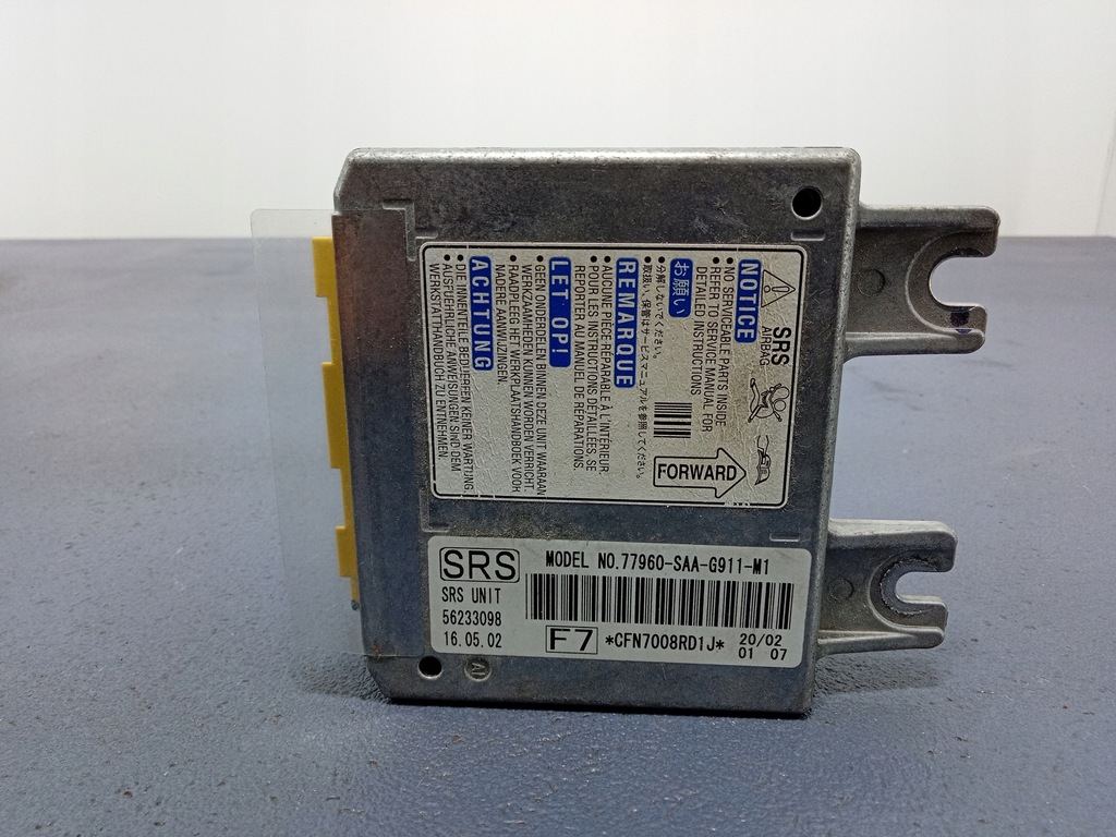 фото №5, Honda jazz ii 02- подушки безпеки ремені датчик комплект