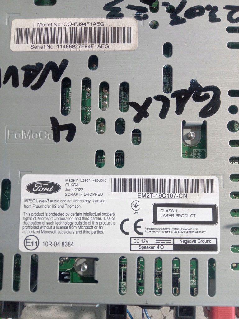 фото №4, Ford galaxy mk4 панель радио дисплей синхронизация