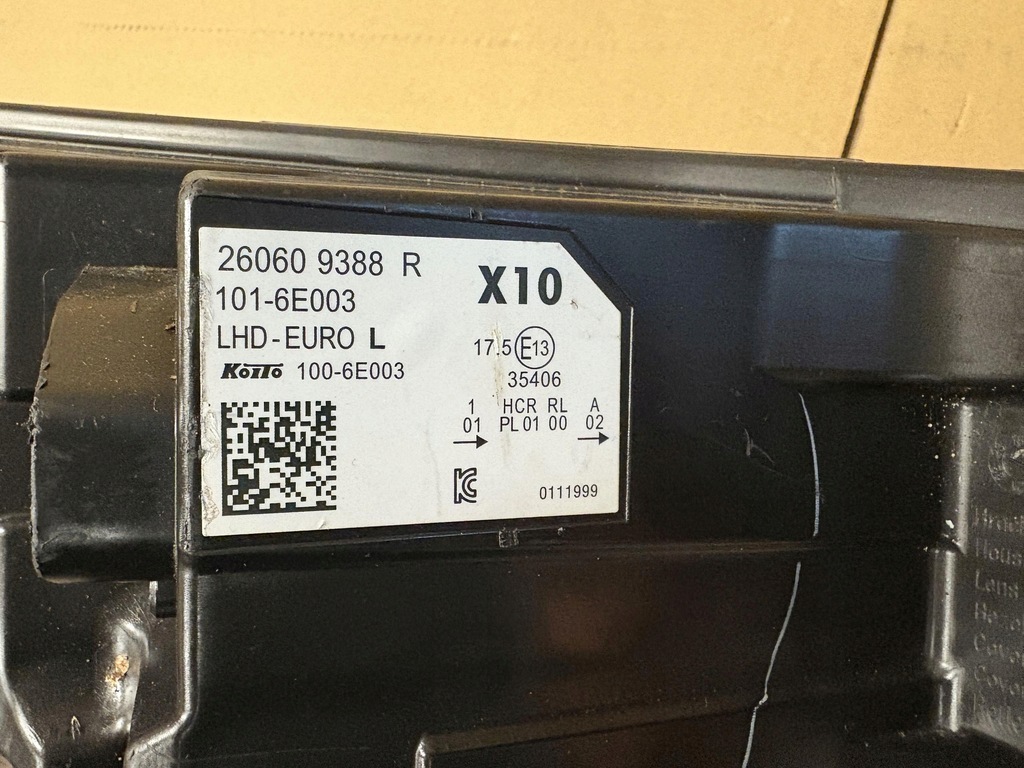 фото №16, Renault zoe lift лампа левый перед full led 260609388r