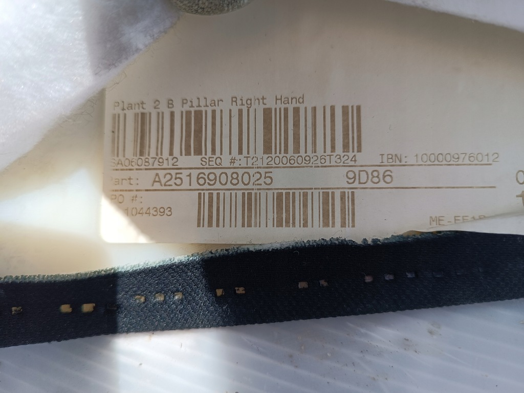 фото №6, Обивка стойка правая mercedes r-klasa w251