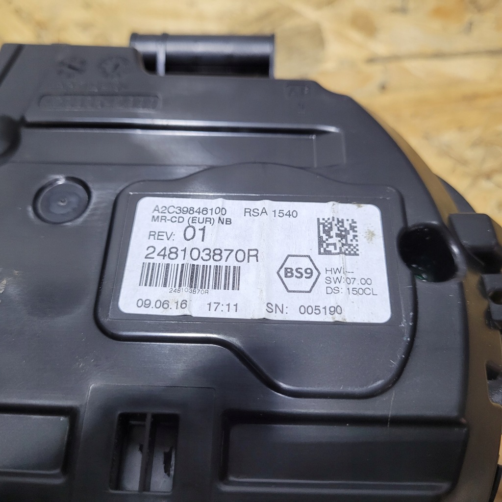 фото №10, Счетчик приборы renault talisman 248103870r