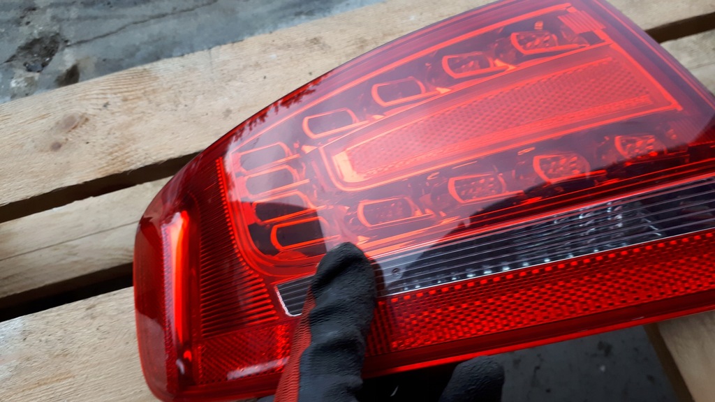 фото №10, S4 b8 a4 лампа левая левый задняя w крыло led sedan