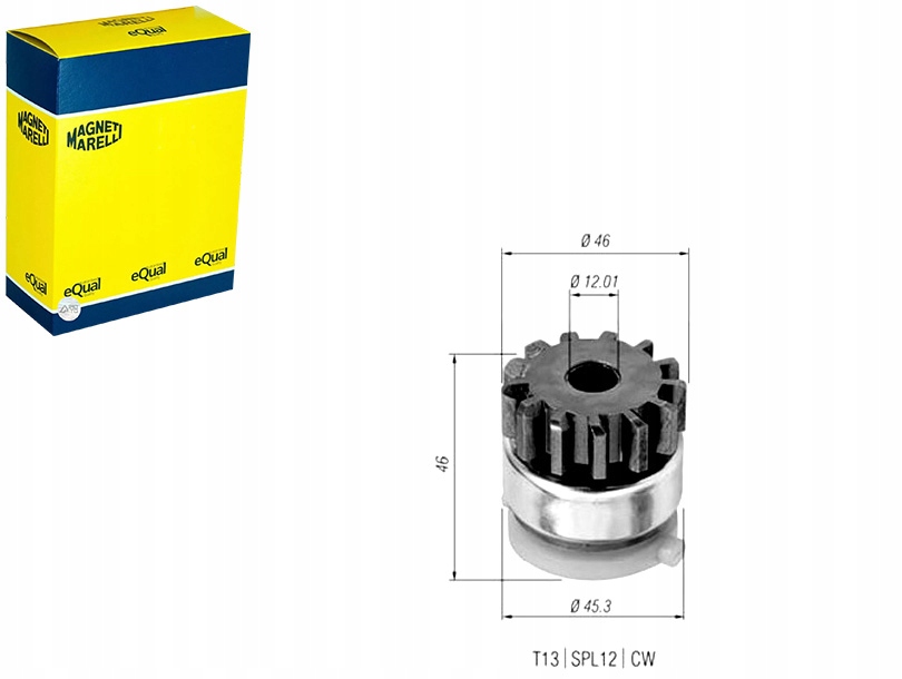 Купити Шестерня, стартер magneti marelli 940113020294
