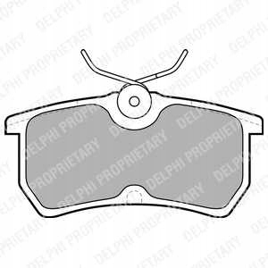 фото №2, Гальмівні диски гальмівні колодки задня delphi ford focus i