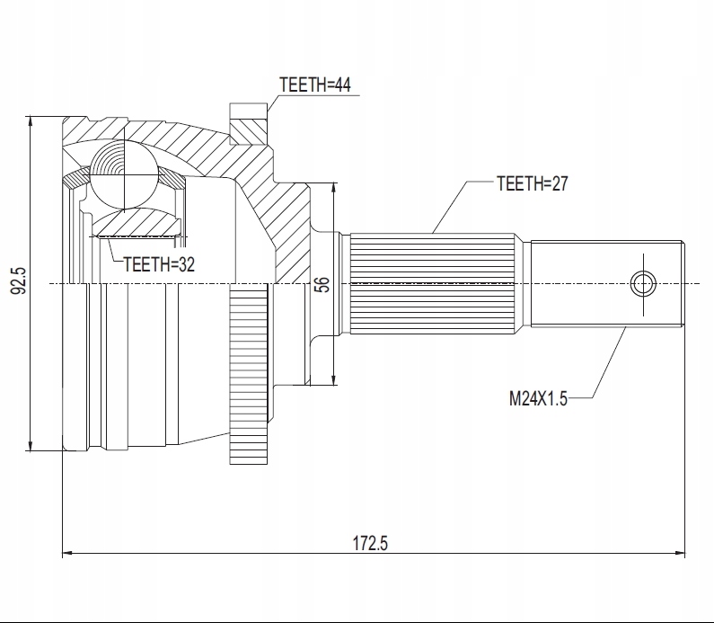 фото №2, Шарнир приводной наружный nissan primera