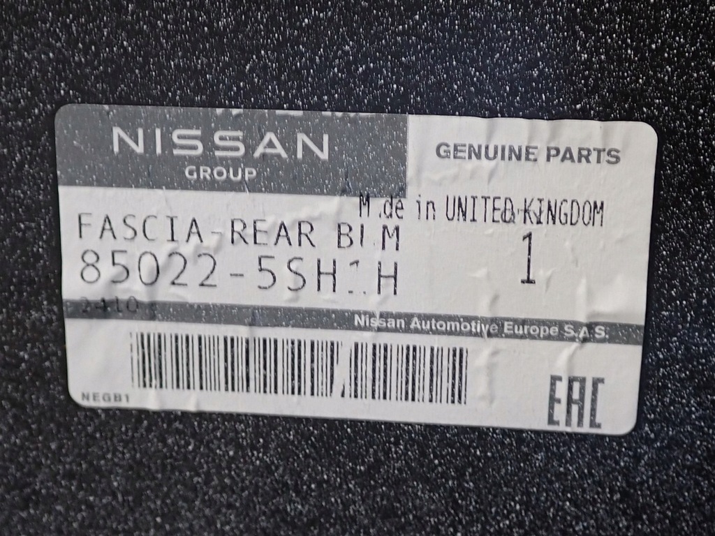 фото №10, Бампер задня задній 4xpdc джгут kod: xdf nissan leaf ii ze1 85022-5sh1h