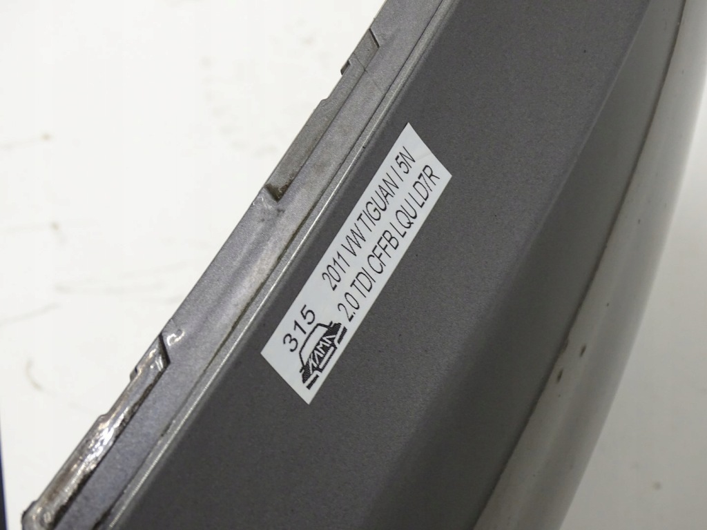 фото №16, Kpl бампер перед передній vw tiguan i 5n szary ld7r