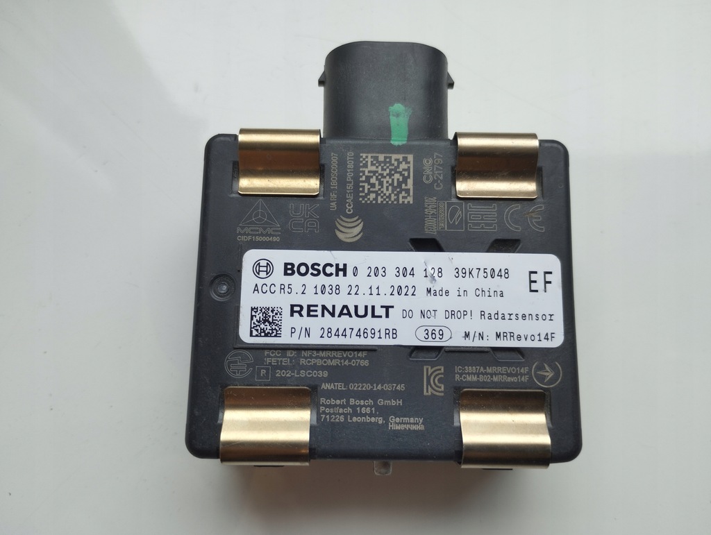 фото №1, Радар модуль датчик dacia spring 284474691rb