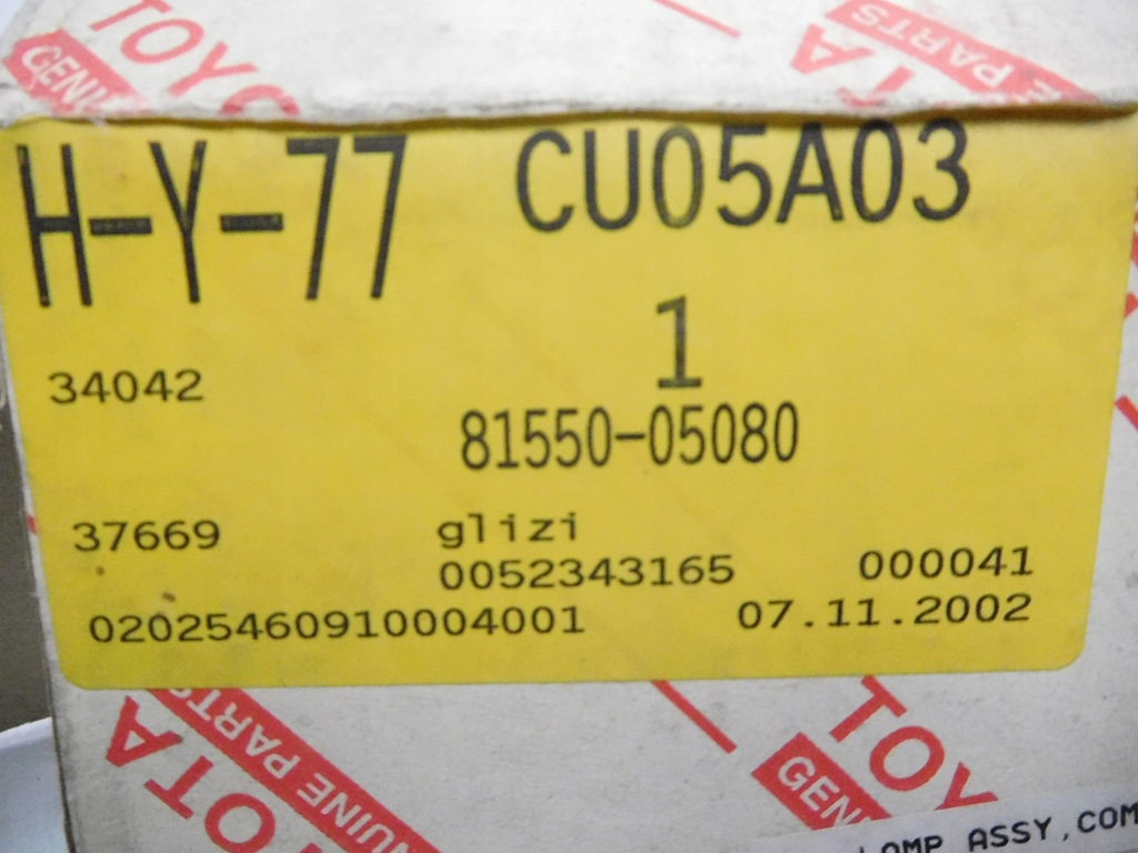 фото №11, Лампа задняя правый toyota avensis 99-03 81550-05080