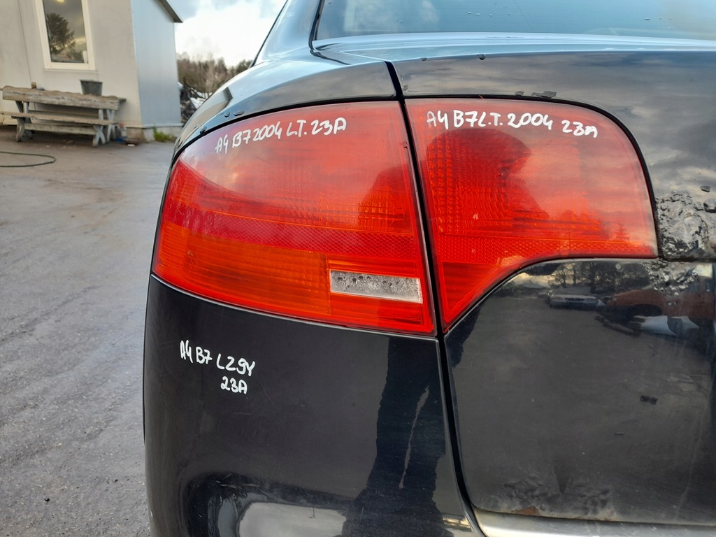 фото №7, Audi a4 b7 лампа левый задняя левая задняя крыло sedan