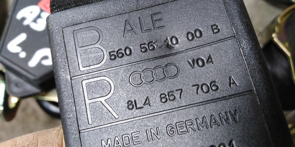 фото №8, Audi a3 8l подушка безопасности водителя пассажира ремни l + p kom