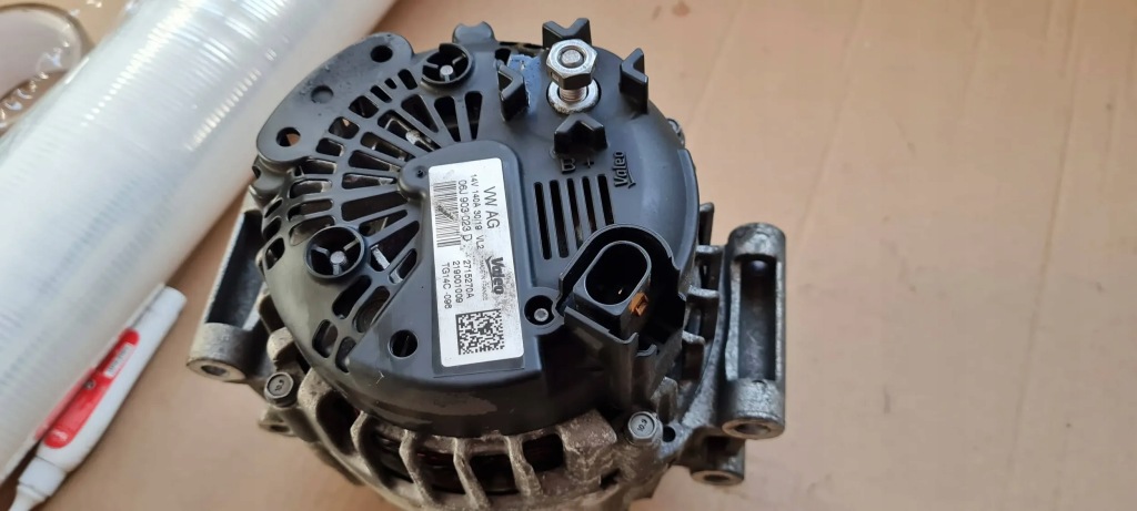 Q3 83a генератор valeo 140a 2.0 tfsi 06j903023d vw audi tiguan a3 8y Оригинал