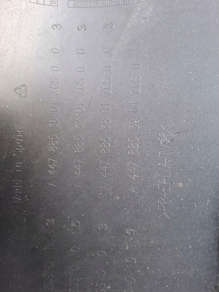 фото №9, Бампер передний mercedes v klasa w447 lift