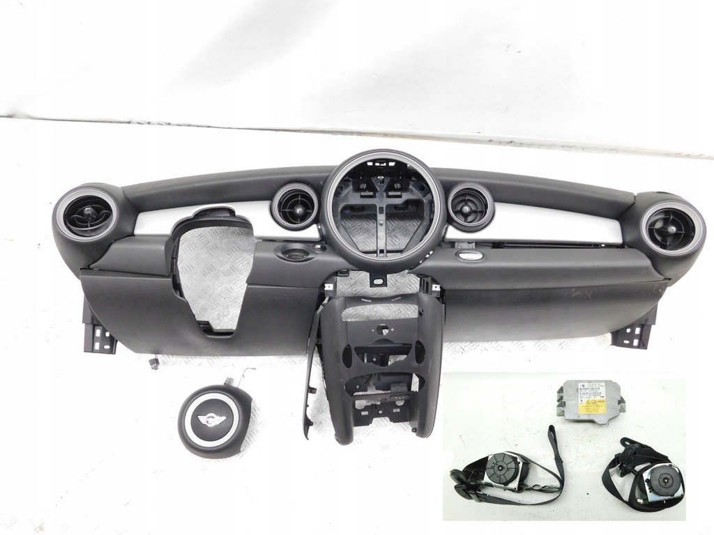 фото №1, Панель приладів приладова 2x подушка безпеки 2x pas - mini clubman r55 cooper r56