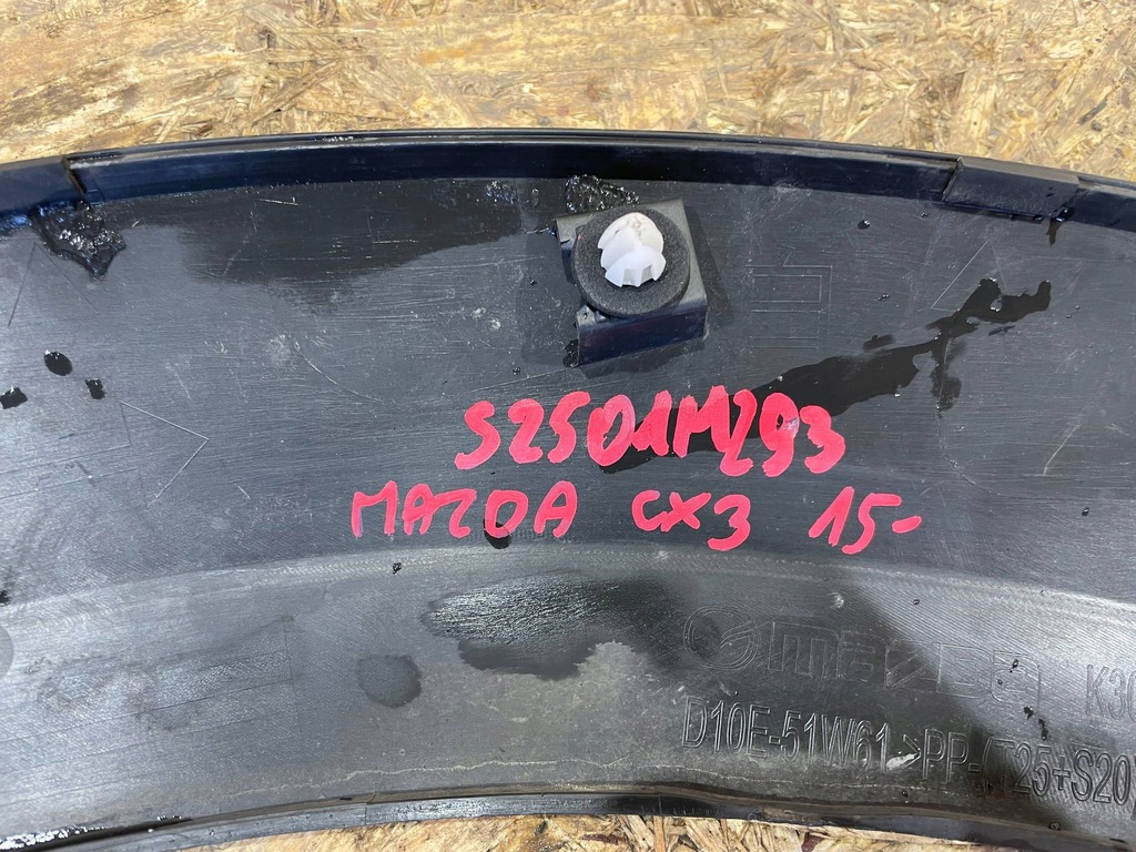 фото №13, Mazda cx3 cx-3 14-21 молдинг накладка na крила лівий задня задня