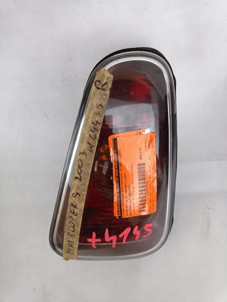фото №2, Лампа правая задняя задняя mini cooper one r50 04r