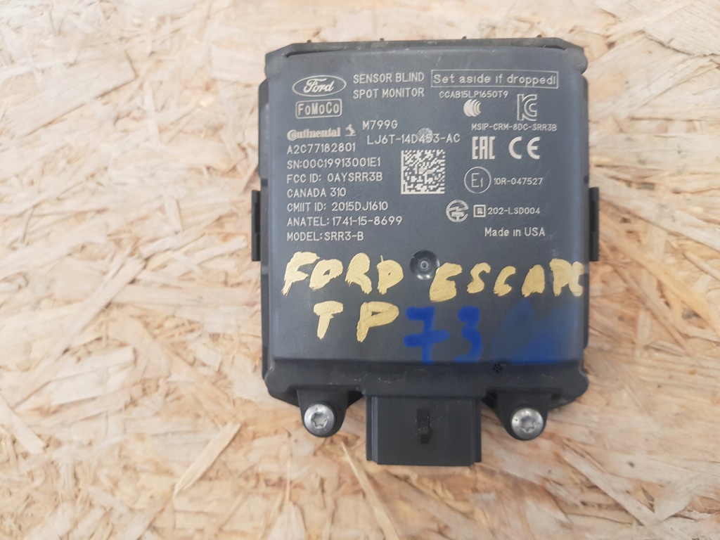 фото №3, Ford escape mk4 iv радар blis датчик мертвого pola