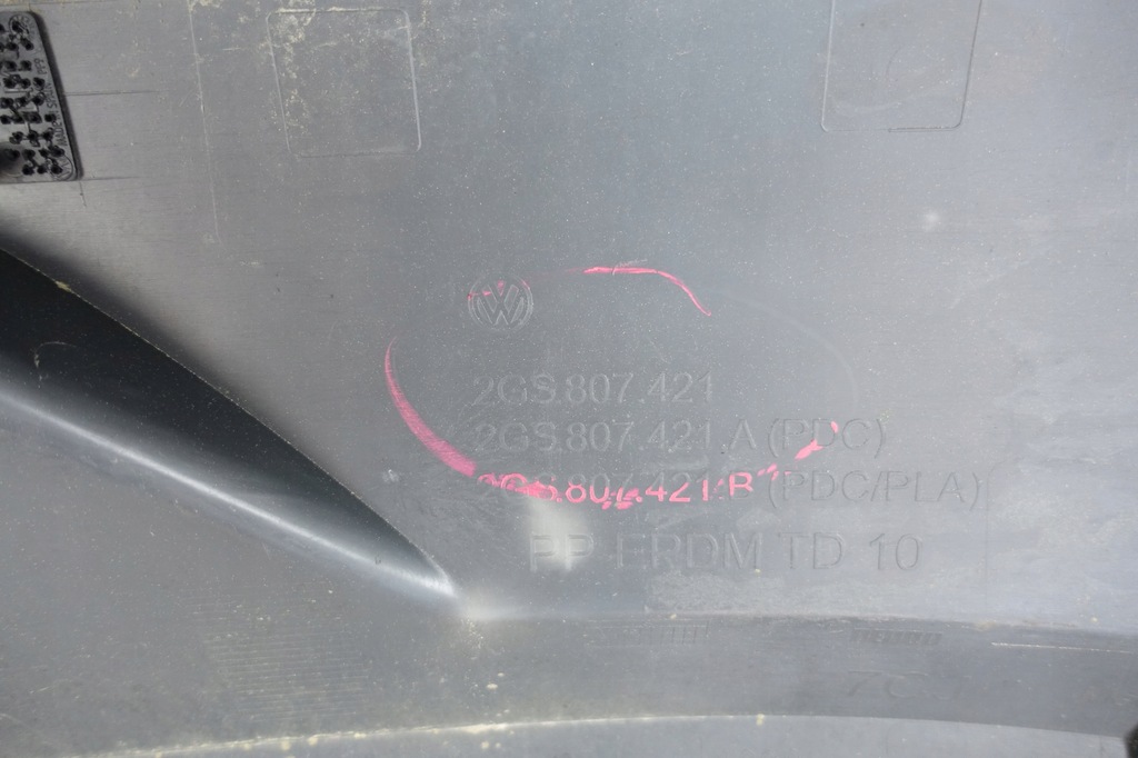 фото №10, Vw polo vi 2017- бампер задняя задний 2g6807421