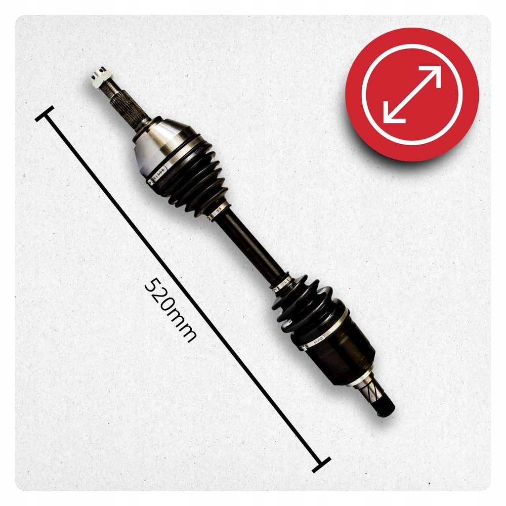 фото №4, Приводной вал левая renault koleos i hy 2.0 dci 2wd механическая коробка передач nowa