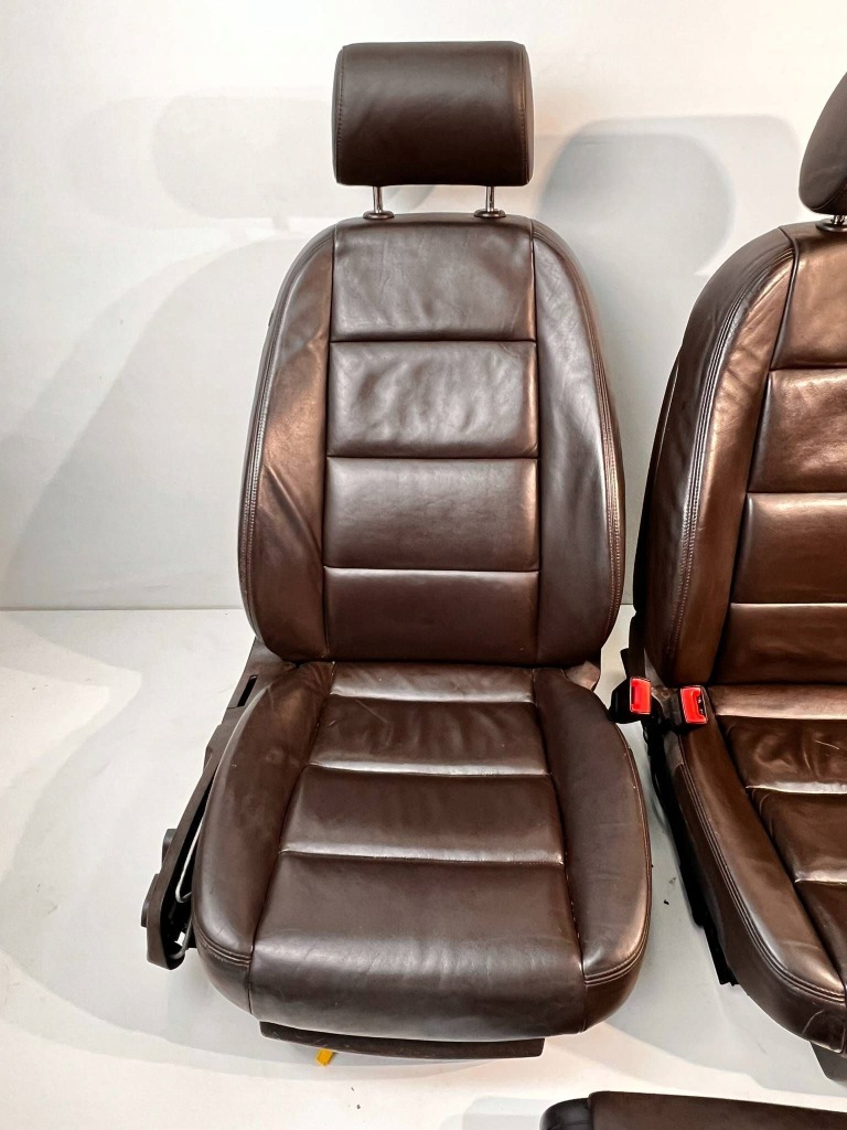 фото №5, Audi a6 c6 4f підігрів el. сидіння / заднє сидіння / обшивки / комплект коричнева шкіра