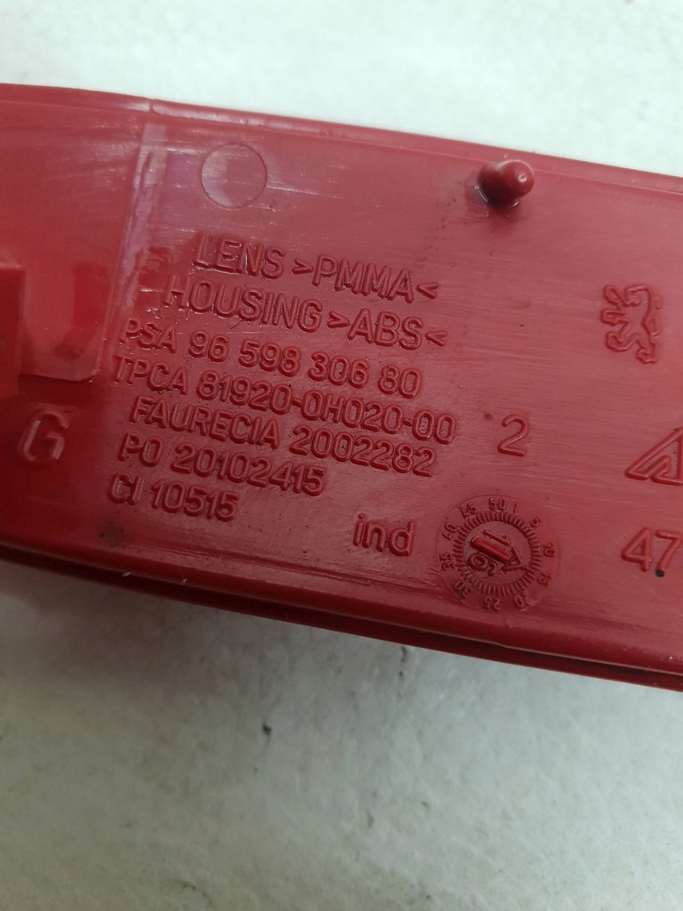 фото №10, Expert jumpy iii 16- отражатель w бампер задняя