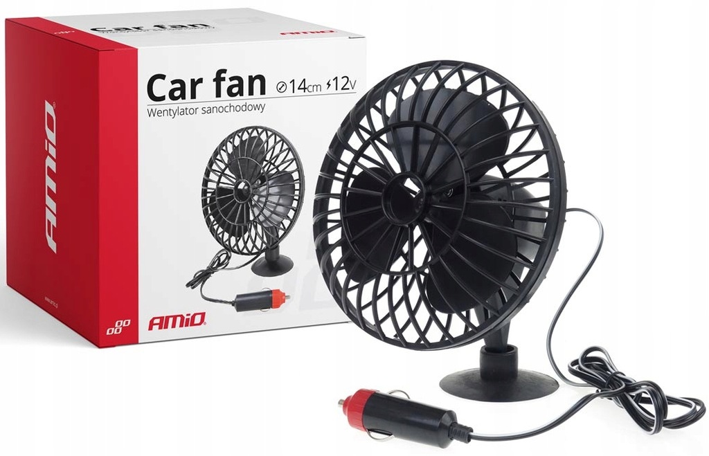 фото №1, Вентилятор, вентилятор автомобильный с przyssawką 12v