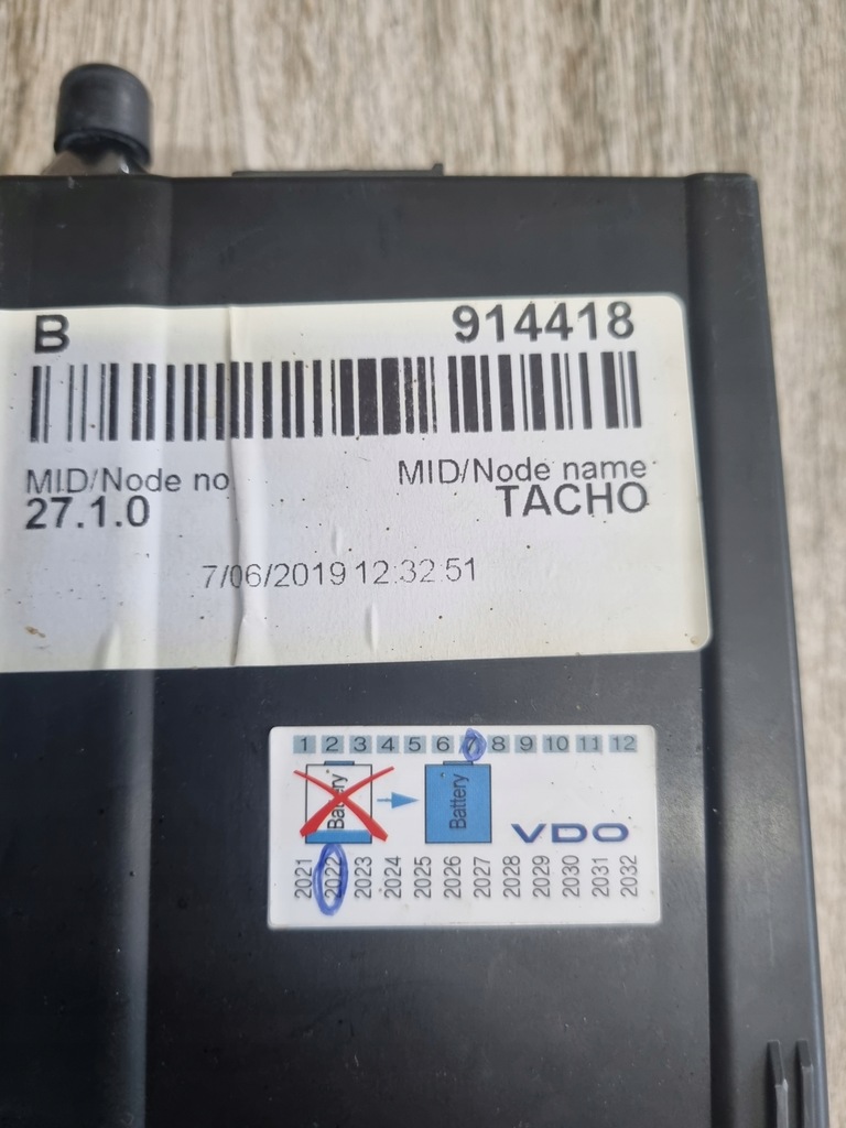 фото №10, Тахограф антена volvo fh fm 4 23407884 24v rel.4.0 2019 rok