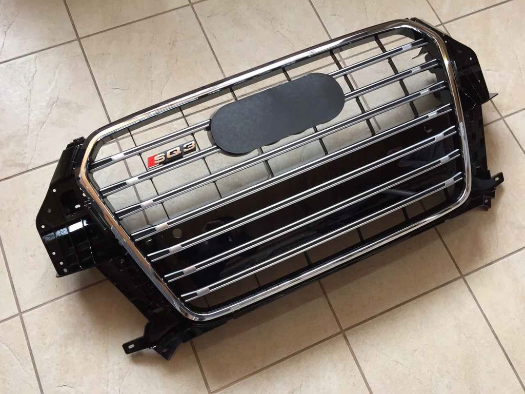 фото №6, Решётка радиатора решётка радиатора audi q3 8u 2011-2015 przed liftingiem стиль sq3 хром