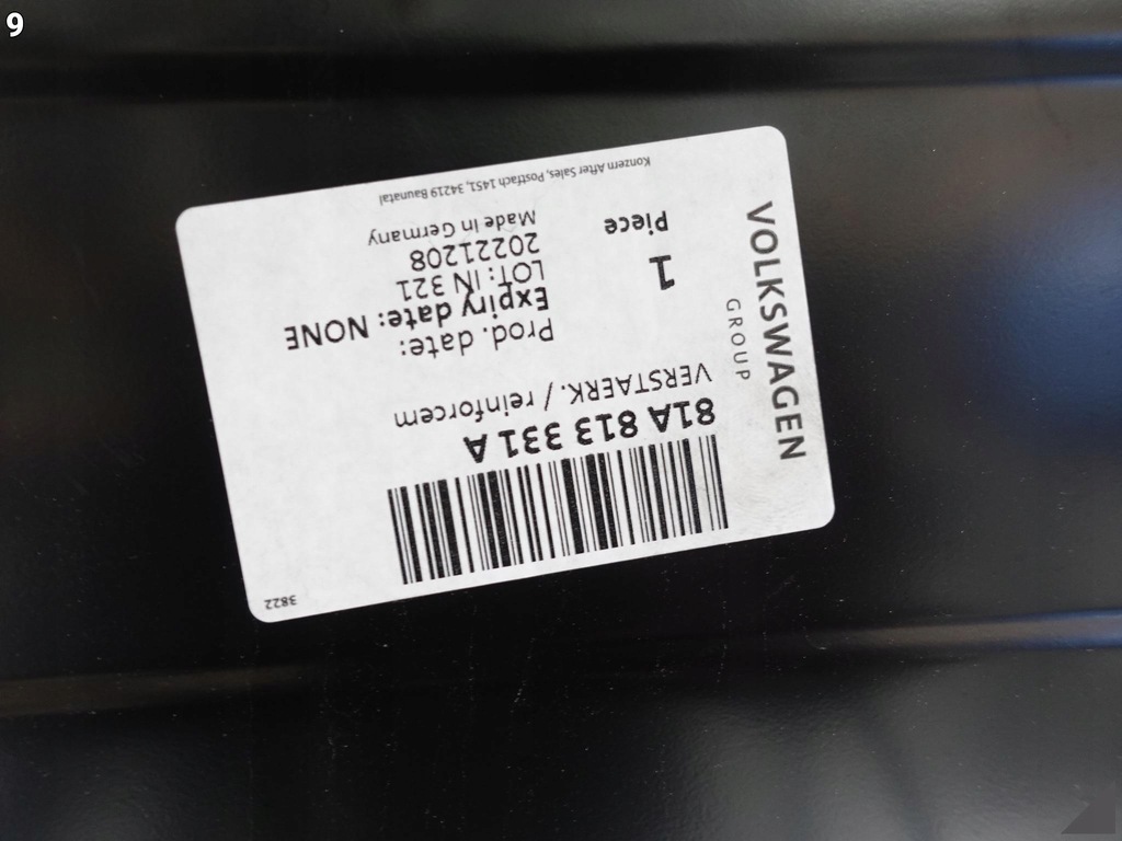 фото №10, Audi q2 sq2 81a 16- багажник pas стіна задня nowa