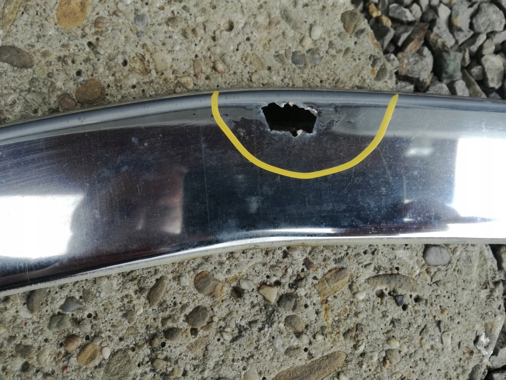 Хром бампера перед mercedes w126 ii seria 86-91 Недорого