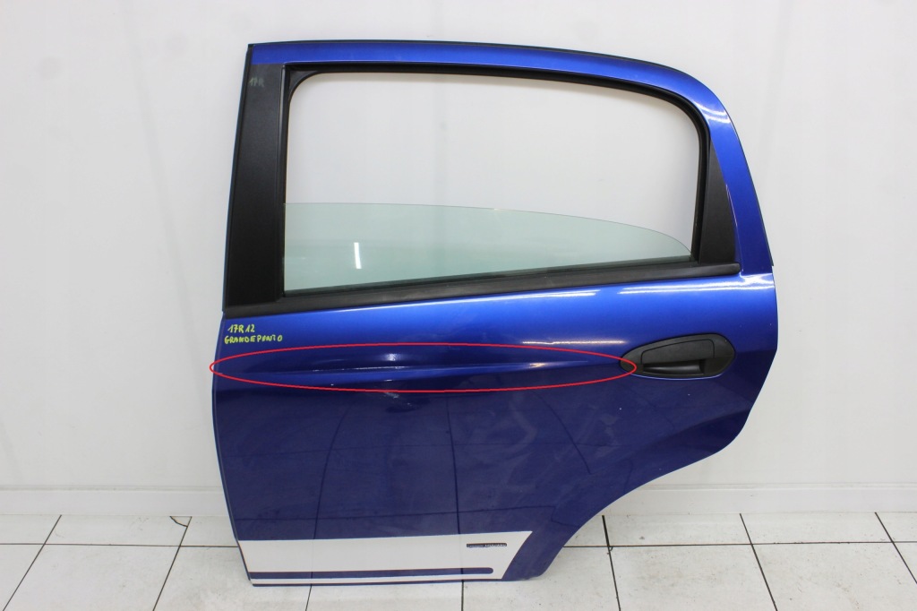 фото №1, Fiat grande punto 05r- двері ліва задні лівий задня 599/a