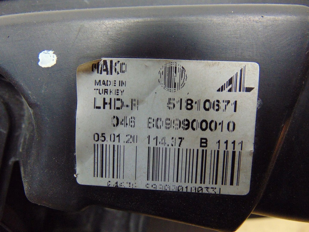 фото №16, Лампа правая перед fiat doblo ii opel combo d 2010- europa 51810671