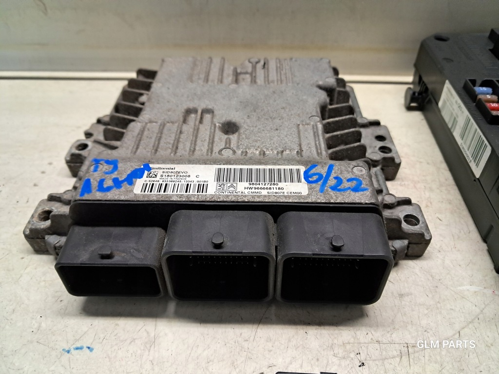 фото №12, Peugeot 308 ii t9 1.6 hdi набор стартовый бортовой компьютер bsi ключ