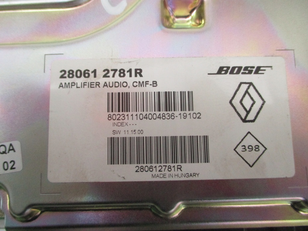 фото №4, Renault clio v captur ii модуль усилитель bose аудио 19-23 rok