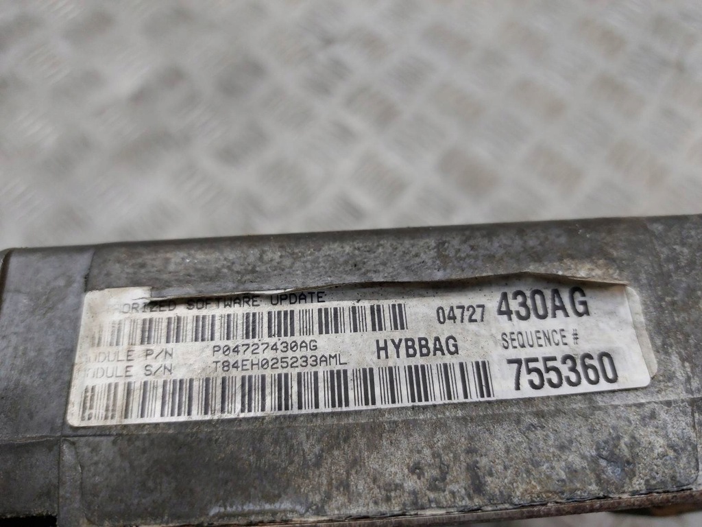 фото №15, Набір стартовий chrysler voyager iv 2.4 16v 04727430ag 04868276ab