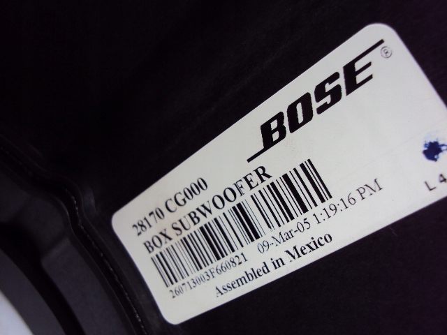 фото №7, Комплект динаміків bose infiniti fx45 2005 r