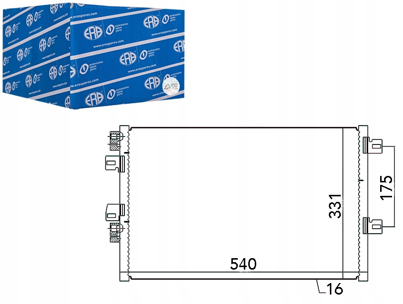 фото №1, Конденсатор кондиционера era