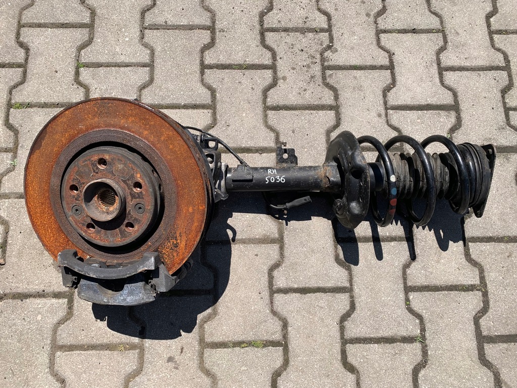 фото №6, Renault scenic iv mcperson правый kompletny поворотный кулак рычаг