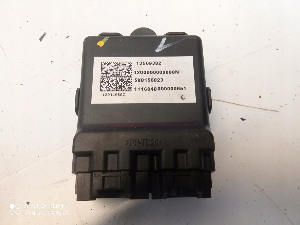 фото №1, Opel astra k модуль сиденье 13509382